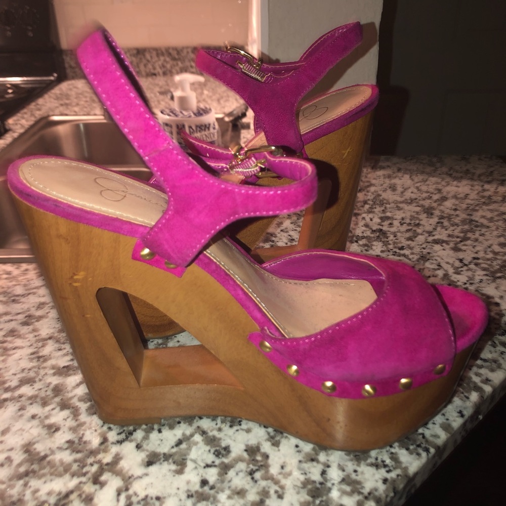 Jessica Simpson wedge heel
